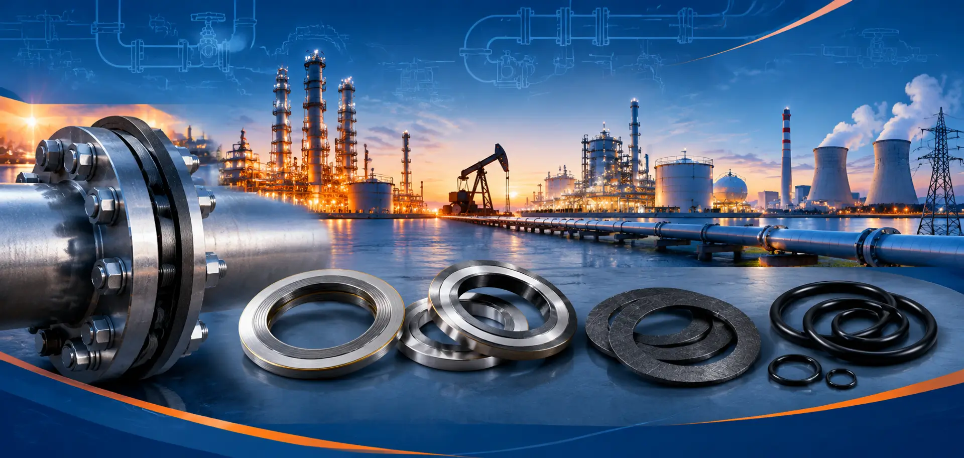 Industrial sealing solutions for oil gas chemical and power industries Industrial sealing solutions for oil gas chemical and power industries